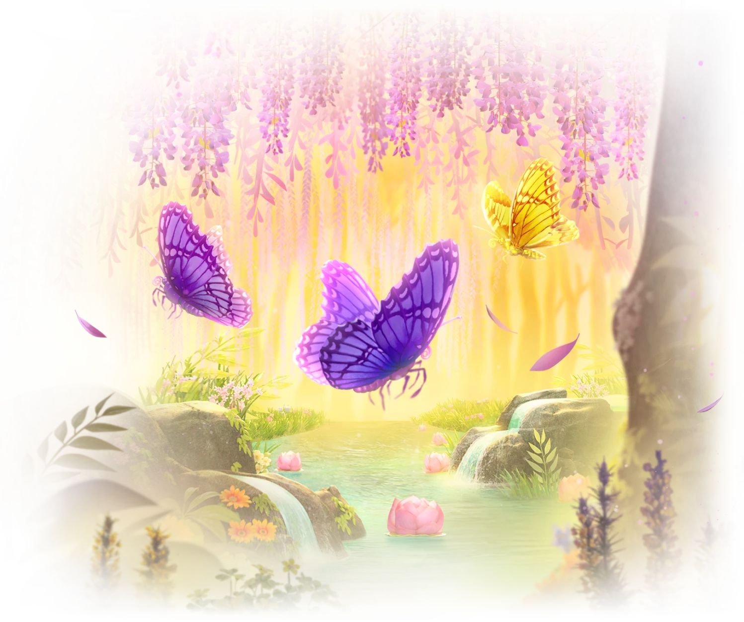 Butterfly Blossom เกมสล็อต PG แตกง่าย RTP 96.74%