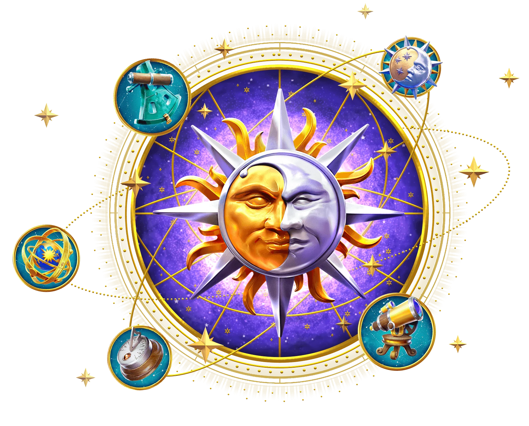 Destiny of Sun & Moon เกมสล็อต PG แตกง่าย RTP 96.8%