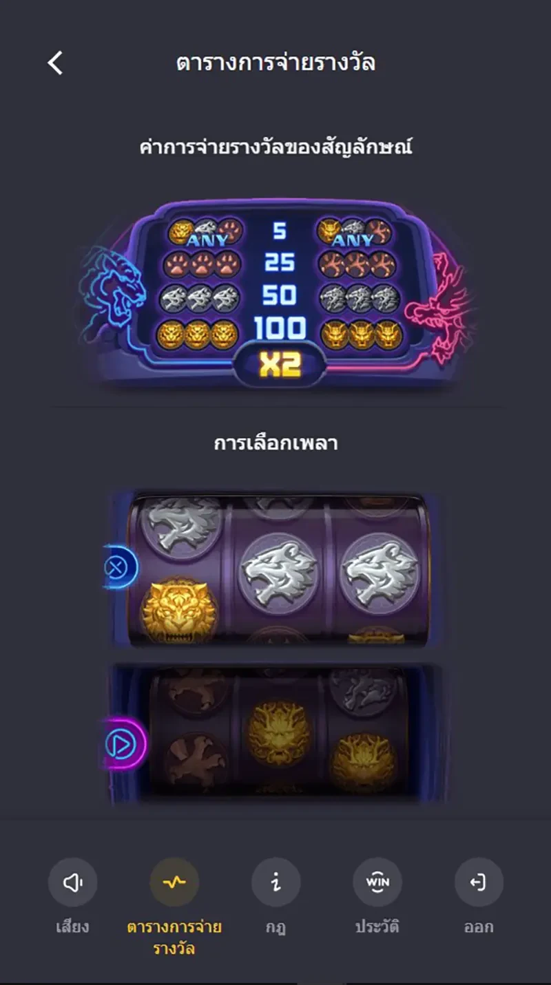 Dragon Tiger Luck ภาพประกอบ