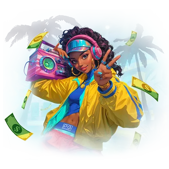 Funky Fortunez เกมสล็อต PG แตกง่าย RTP 96.74%