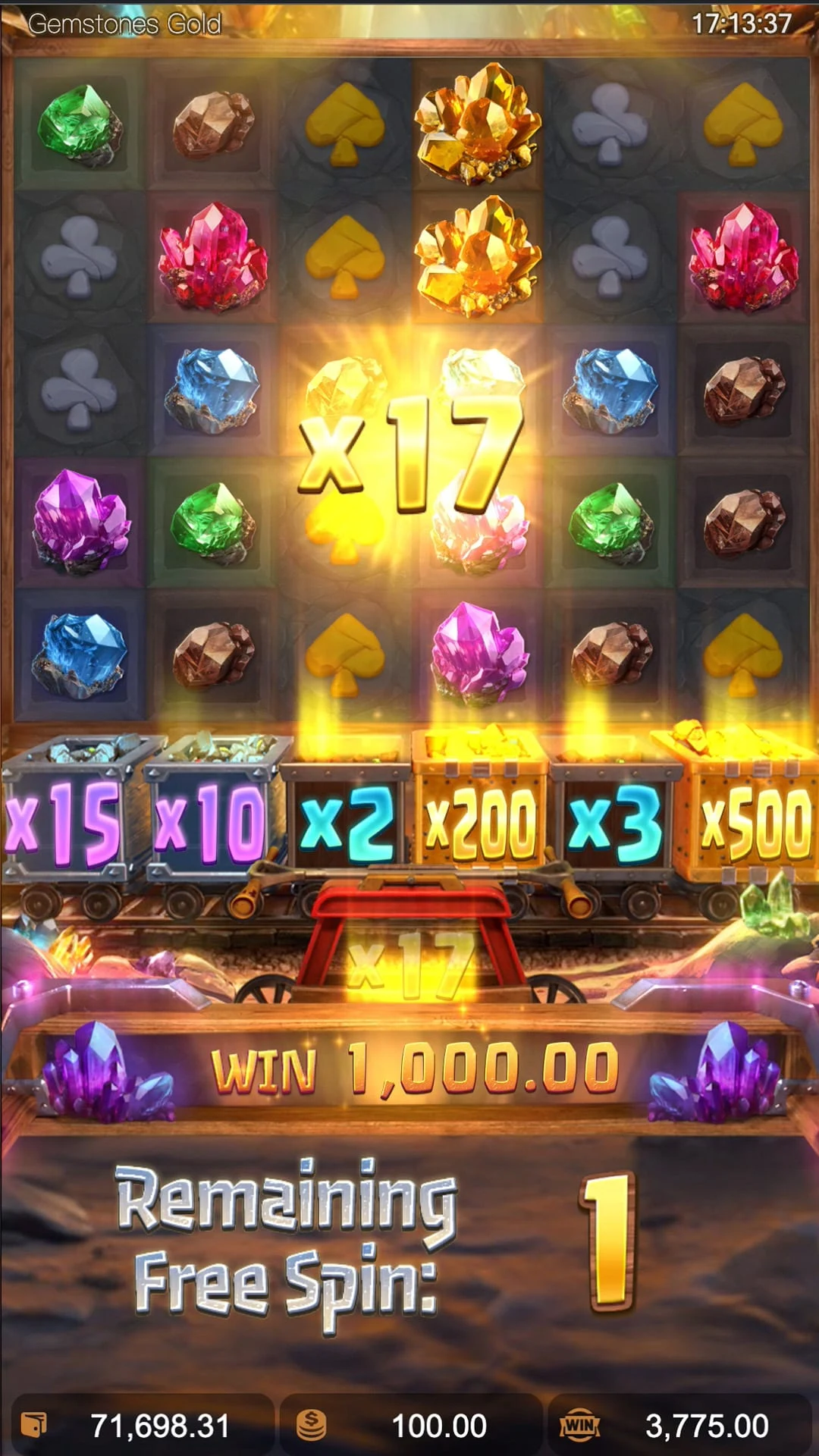 Gemstones Gold ภาพประกอบ