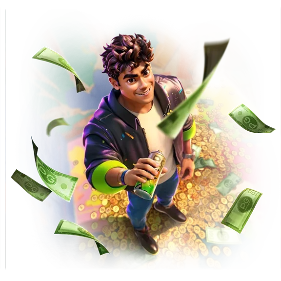 Graffiti Rush เกมสล็อต PG แตกง่าย RTP 96.75%