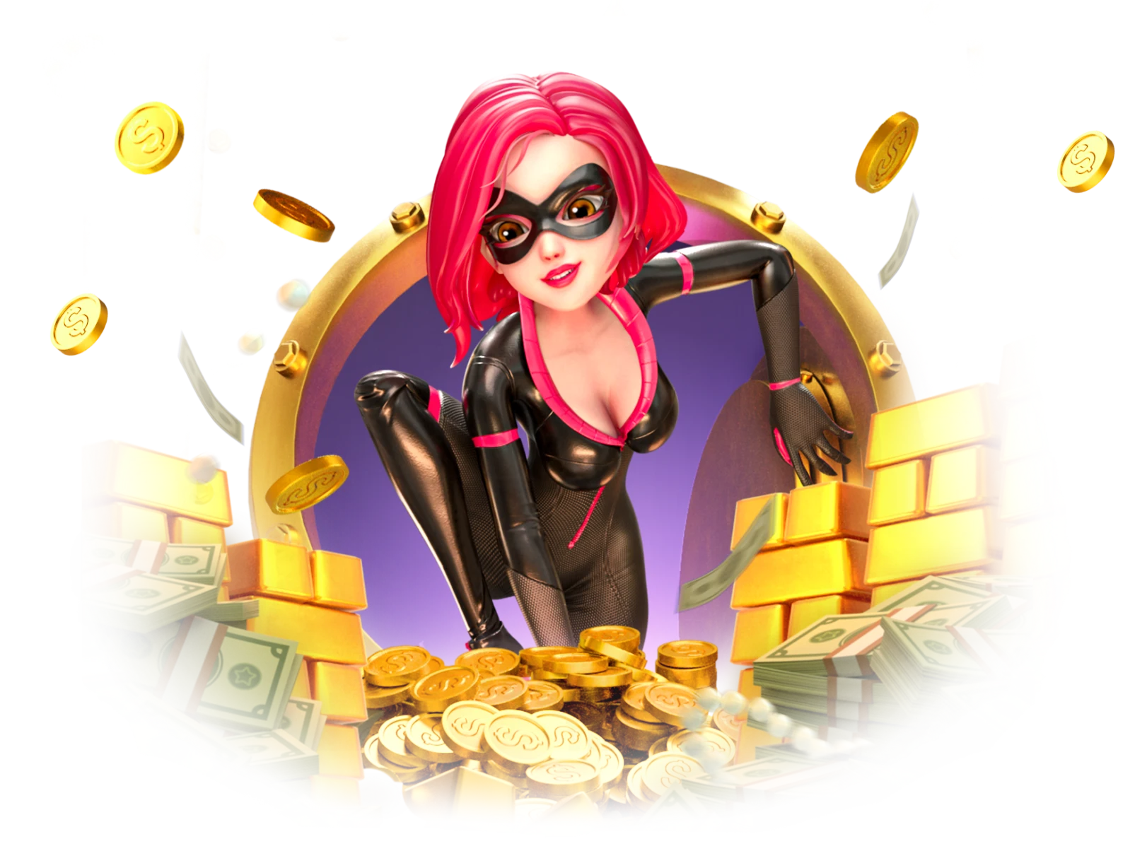 Heist Stakes เกมสล็อต PG แตกง่าย RTP 96.72%