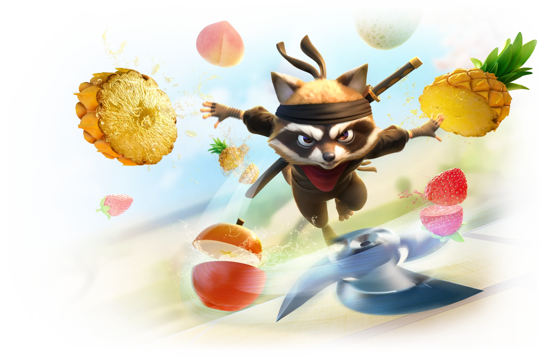 Ninja Raccoon Frenzy เกมสล็อต PG แตกง่าย RTP 96.8%