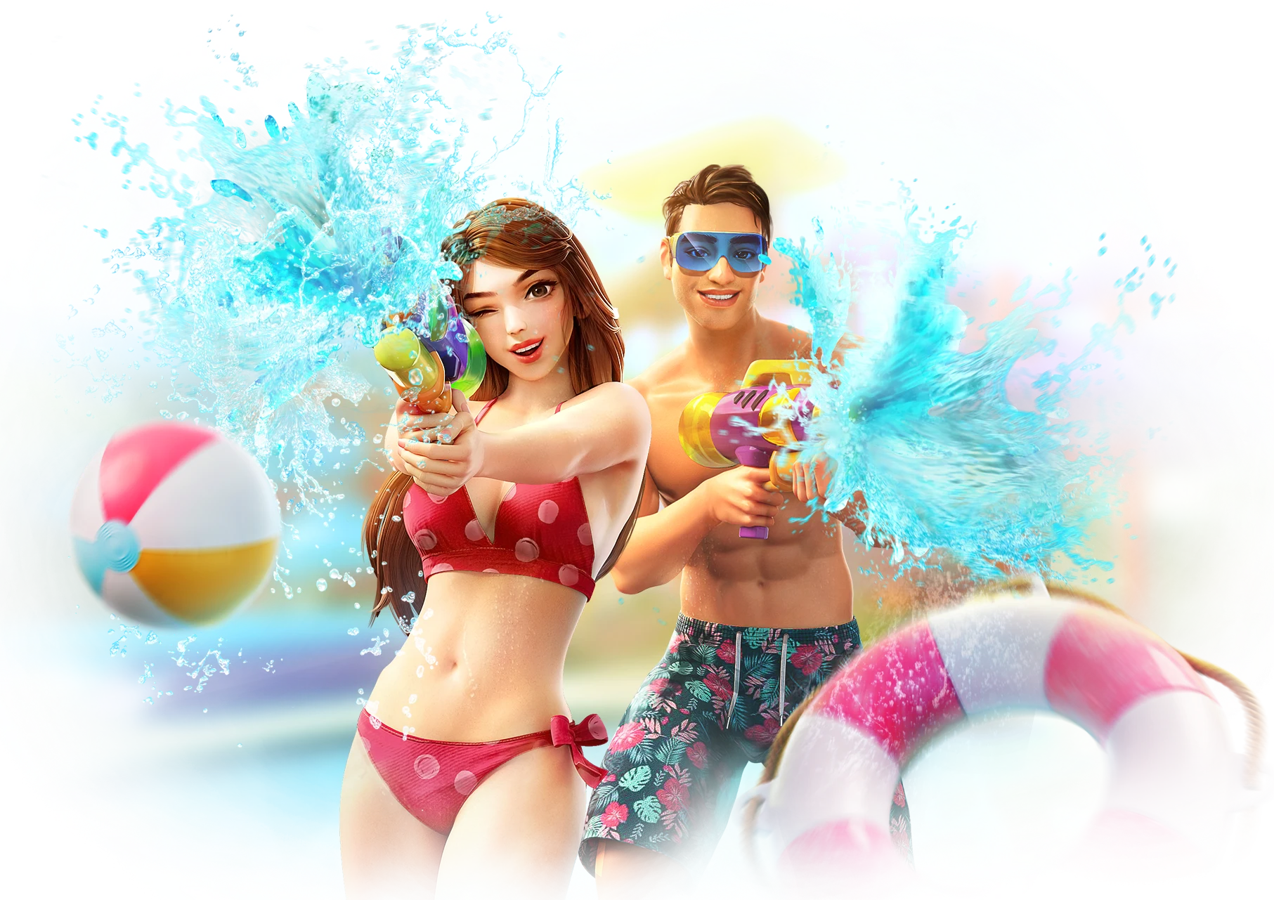 Songkran Splash เกมสล็อต PG แตกง่าย RTP 96.65%