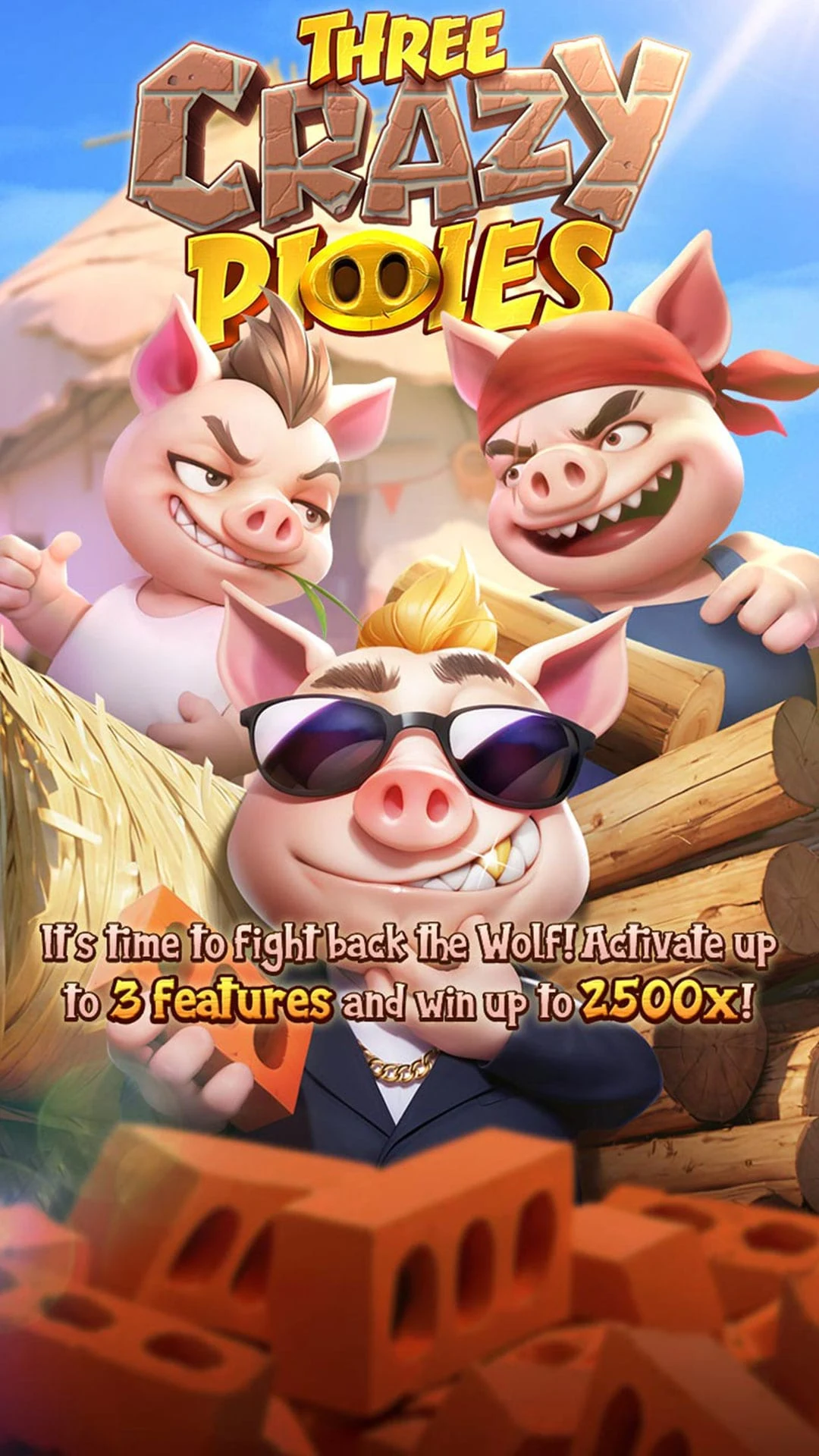 Three Crazy Piggies ภาพประกอบ