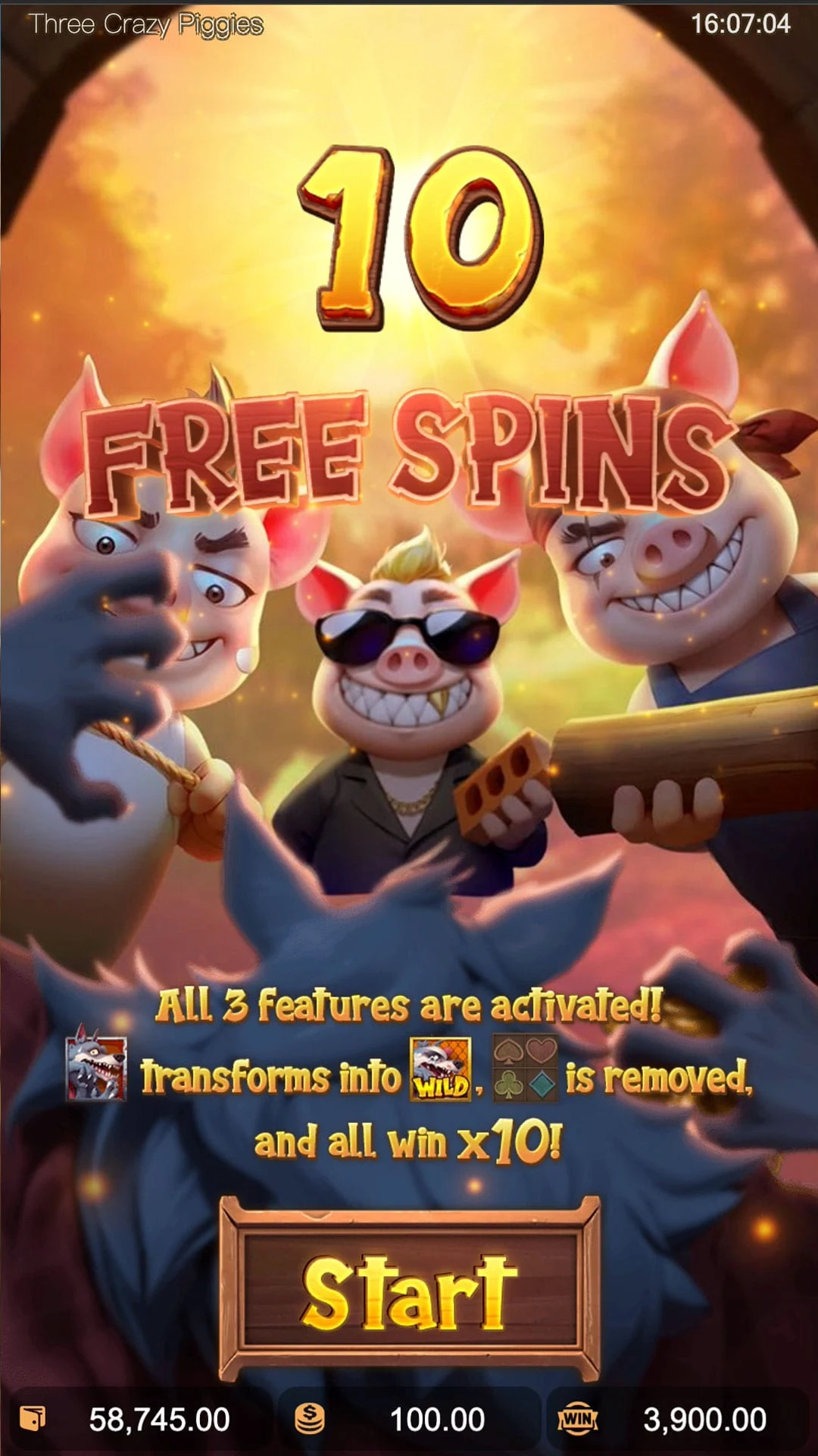 Three Crazy Piggies ภาพประกอบ